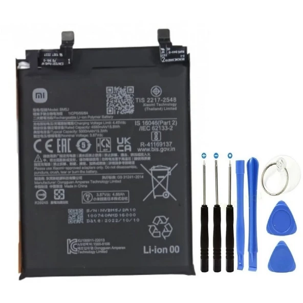 Xioami Mi 12t Pro Pil Batarya Bm5j 5000 Mah+tamir Set ürün görseli 1