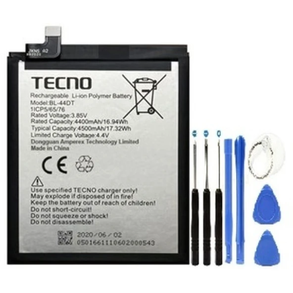 Tecno Camon 16 Premier Pil Batarya Bl-44ct+tamir Set ürün görseli 1