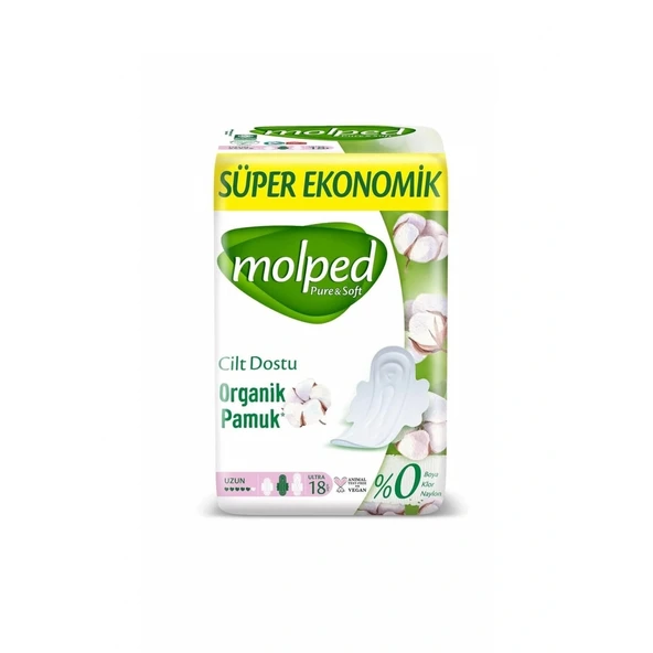 Molped Pure & Soft Ped Uzun Süper Eko 18 Adet ürün görseli 1