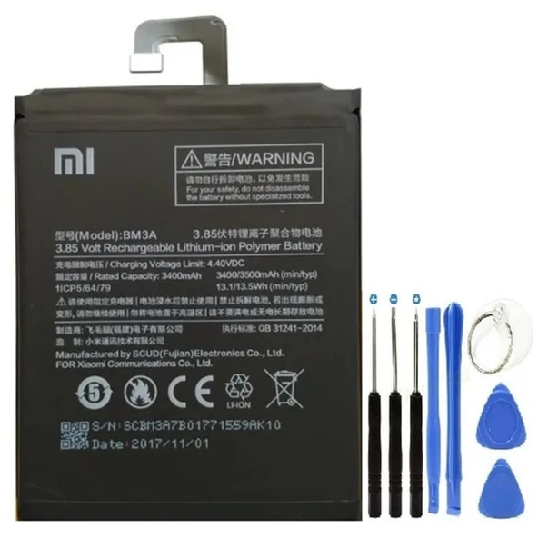 Xiaomi Mi Note 3 Pil Batarya + Tamir Seti Bm3a ürün görseli 1