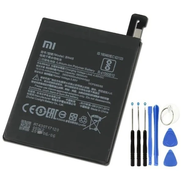 Xiaomi Redmi Note 5 Pil Batarya + Tamir Seti Bn45 4000 Mah ürün görseli 1