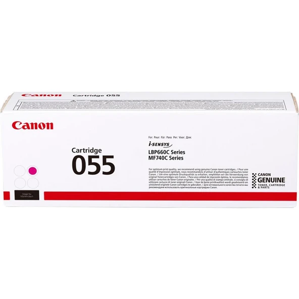 Canon CRG-055H M Magenta Kırmızı 2.100 Sayfa Toner MF742 ürün görseli 1
