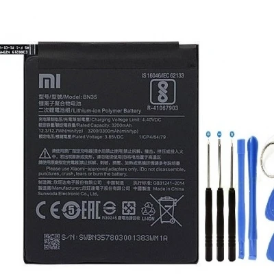 Xiaomi Redmi 5 Pil Batarya + Tamir Seti Bn35 3300 Mah ürün görseli 1
