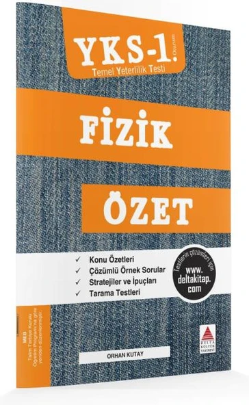 Delta Kültür YKS 1. Oturum Fizik Özet (TYT) ürün görseli 1