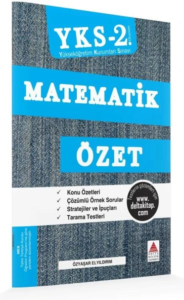 Delta Kültür YKS 2. Oturum Matematik Özet ürün görseli 1