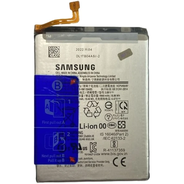 Samsung Uyumlu M13 Pil Batarya Eb-bm135abs ürün görseli 1