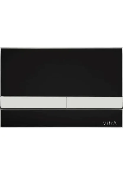 Vitra Select 740-1101 Kumanda Paneli, Siyah-Krom Buton ürün görseli 1