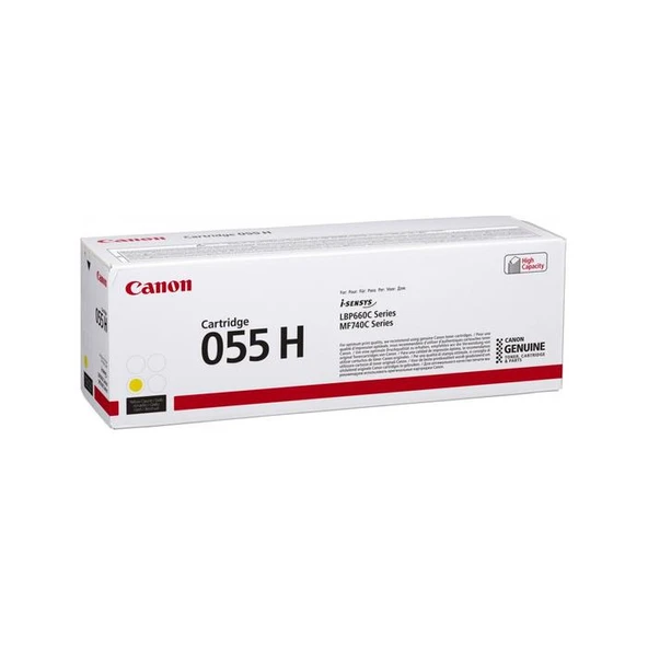 Canon Crg-055H Yellow Toner K. 3017C002 ürün görseli 1
