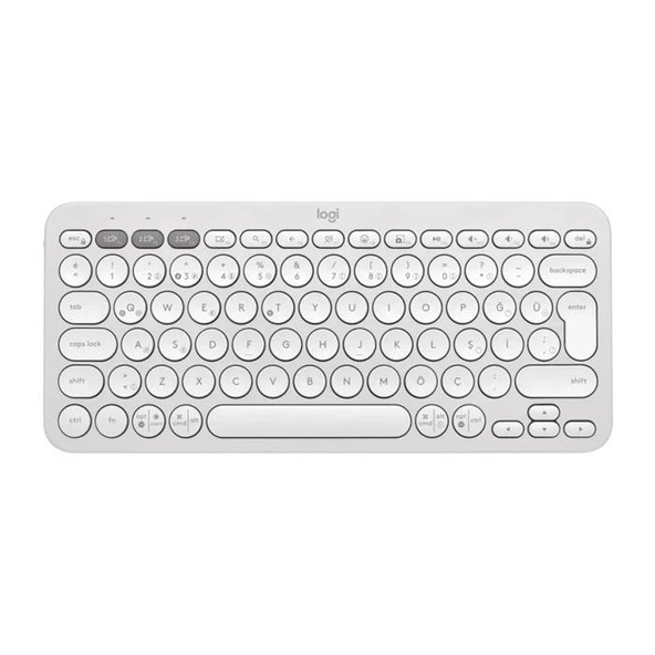 Logitech 920-011860 K380S Pebble Keys 2 Bluetooth Beyaz Klavye ürün görseli 1