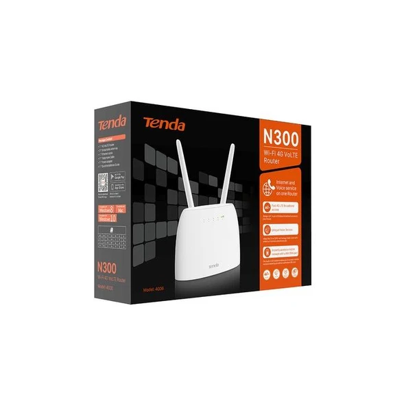 Tenda 4G06 N300 Wi-Fi 4G Router ürün görseli 1