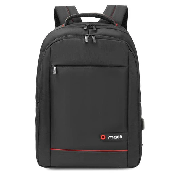 Mack Mcc-006 15.6" Office Usb Girişli Notebook Sırt Çantası Siyah ürün görseli 1