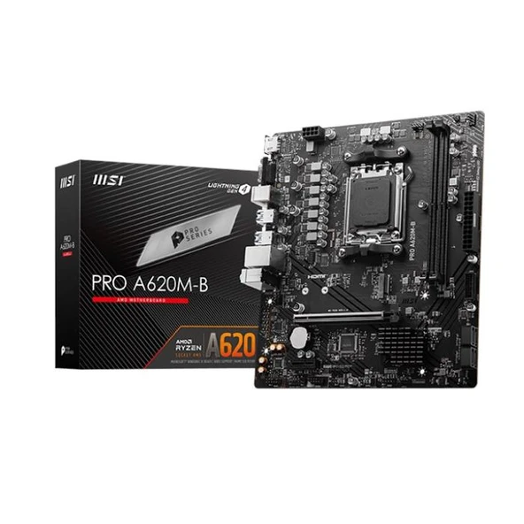 MSI Pro A620M-B AM5 Ryzen Vga Hdmi DDR5 Anakart ürün görseli 1