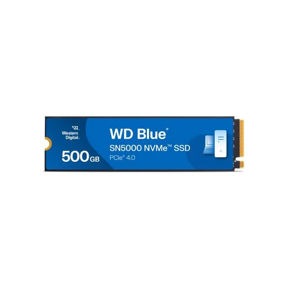 WD Blue SN5000 WDS500G4B0E 500GB 5000/4000 Gen4 NVMe PCIe M.2 2280 SSD ürün görseli 1