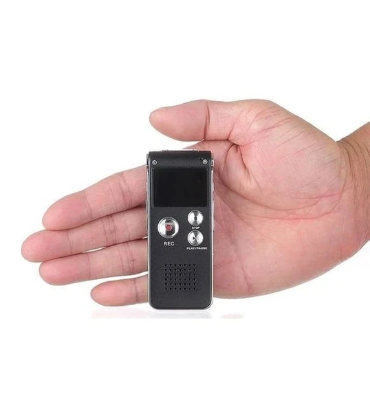 Dijital Ekranlı Ses Kayıt Dinleme Cihazı Kulaklıklı Ve Mikrofonlu 16 Gb Hafızalı HS27 ürün görseli 1
