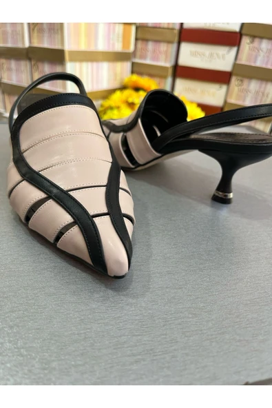Park Moda ÖZEL TASARIM 2025 MODEL AÇIK TOPUK KADIN AYAKKABI 5 CM MİNİ TOPUK ürün görseli 1