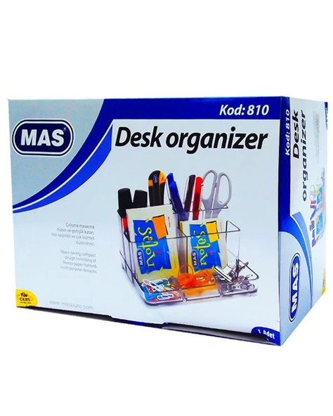Mas Masa Üstü Organizer Şeffaf 810 ürün görseli 1