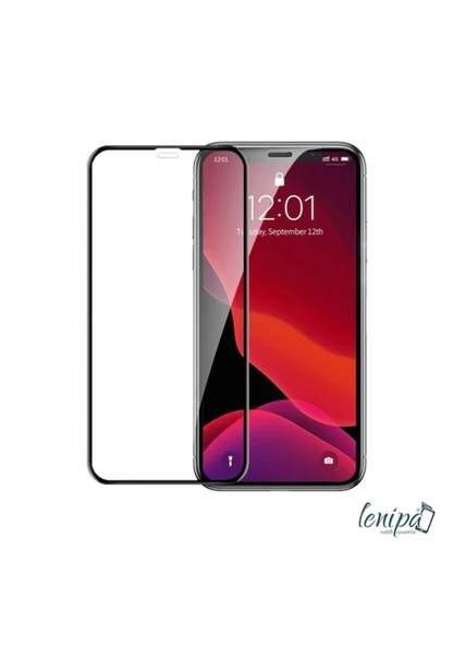 Iphone 12  Tam Kaplayan Kırılmaz Cam Koruyucu 5d 9d Siyah ürün görseli 1