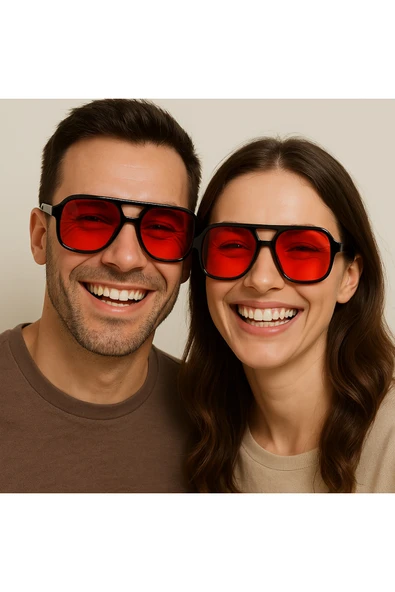 SUNA KARE BÜYÜK ÇERÇEVE MODA GÜNEŞ GÖZLÜK ürün görseli 1