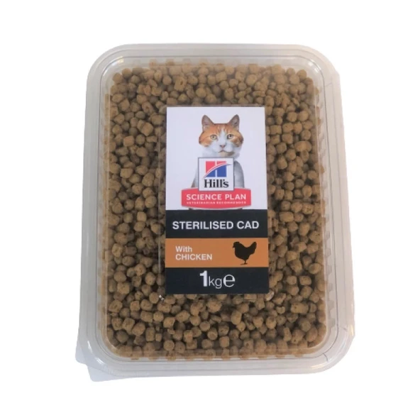 Hills Sterilised Tavuklu 1 Kg Kısır Kuru Kedi Maması   SKT: 08/2026 ürün görseli 1