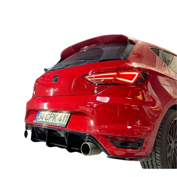 Seat Leon Mk3 Aero Tampon Orta Flapları (Plastik)(Boyasız) ürün görseli 1