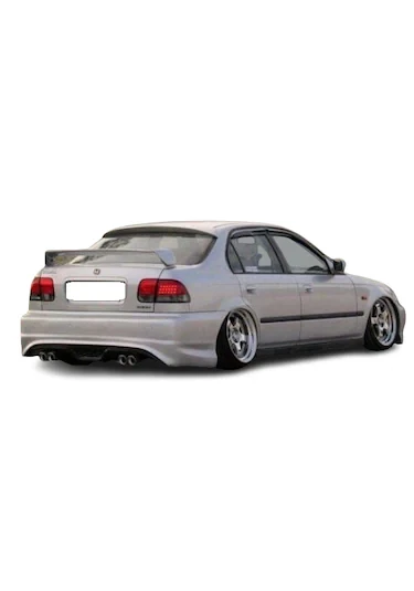 Honda Civic 96-01 İes Makyajlı-Makyajsız Kasa Custom Arka Ek (Plastik)(Boyasız) ürün görseli 1