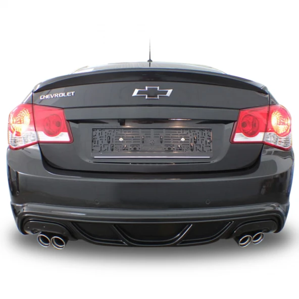 Chevrolet Cruze Sedan (2009 - 2013) Arka Tampon Eki - Difüzör (Plastik)(Boyasız) ürün görseli 1