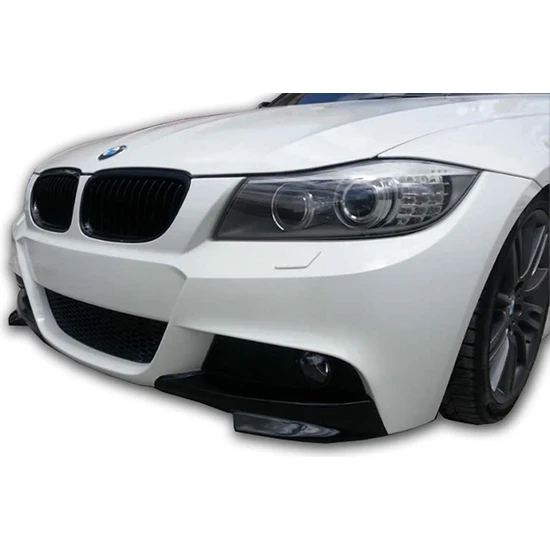 Bmw E90 Makyajlı 2010 - 2012 Orjinal Tampon Ön Flap (Plastik)(Boyasız) ürün görseli 1