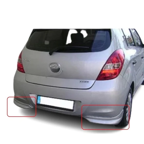 Hyundai İ20 2009-2013 Arka Flap (Plastik)(Boyasız) ürün görseli 1