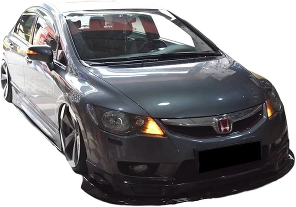 Honda Civic Fd6 RR 3 Parça Ön Lip (Plastik)(Boyasız) ürün görseli 1
