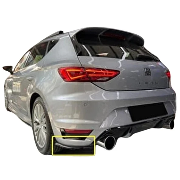 Seat Leon Mk3 Aero Tampon Sağ - Sol Flapları (Plastik)(Boyasız) ürün görseli 1