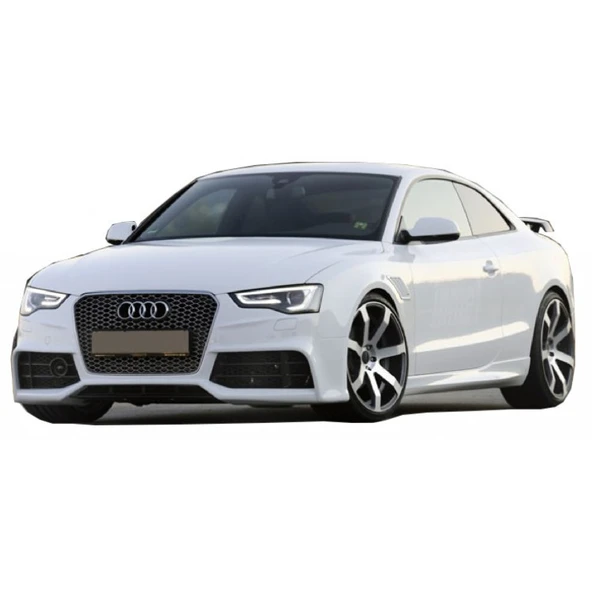 Audi A5 8P3 2008 - 2016 Coupe 2 Kapı RS5 Yan Marşpiyel Seti (Plastik)(Boyasız) ürün görseli 1