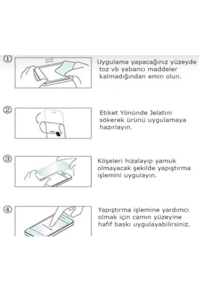 Samsung A21S tam kaplayan antistatik özellikli cam ürün görseli 1