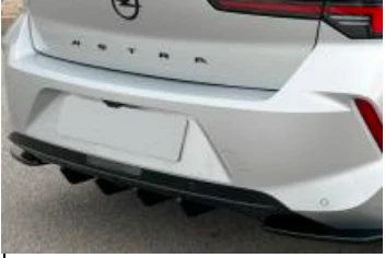 Opel Astra L Arka Difüzör (Plastik) (Piano Black Boyalı) ürün görseli 1