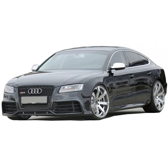 Audi A5 8P3 2008 - 2016 Sportback 4 Kapı RS5 Yan Marşpiyel Seti (Plastik)(Boyasız) ürün görseli 1