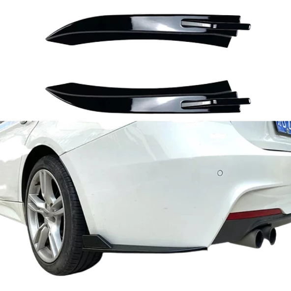 Bmw F30 M Tech (2012 - 2018) Arka Tampon - Flap PS Model (Plastik)(Boyasız) ürün görseli 1