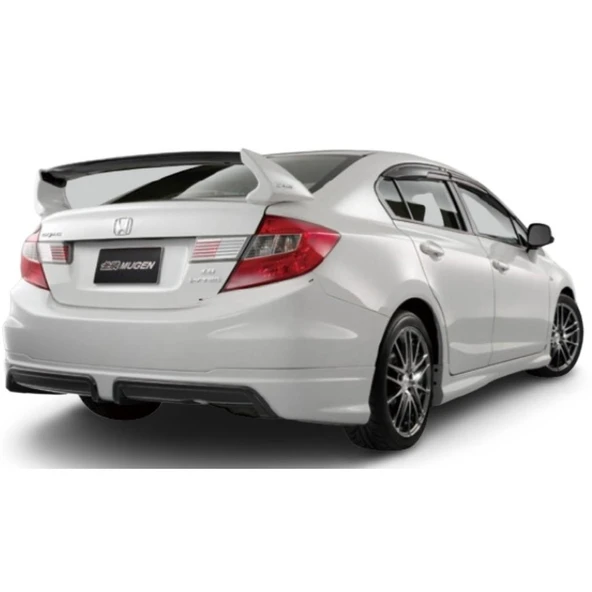 Honda Civic Fb7 Mugen RR Difüzör Arka Ek (Plastik)(Boyasız) ürün görseli 1
