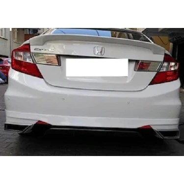 Honda Civic FB7 Egzoz Görünümlü Difüzör (Plastik)(Boyasız) ürün görseli 1