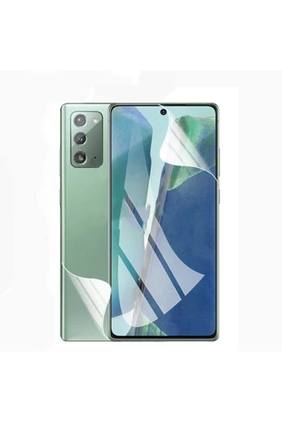 Samsung Galaxy Note 20 Uyumlu Tam Kaplayan Kırılmaz Esnek Süper Pet Ekran Koruyucu ürün görseli 1
