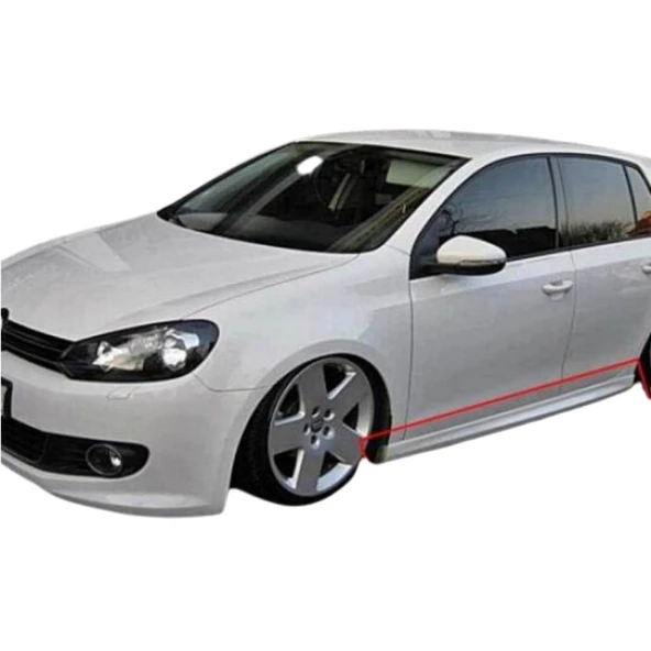 Volkswagen Golf 6 R Yan Marşpiyel (Plastik)(Boyasız) ürün görseli 1