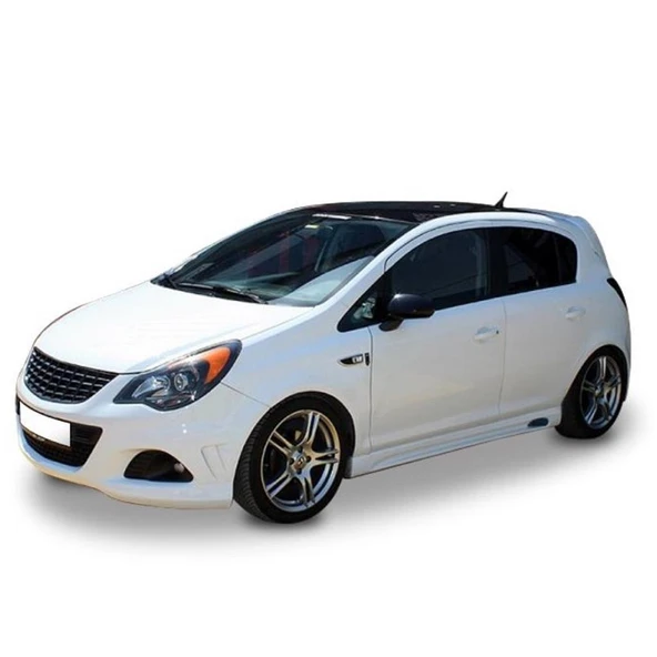 Opel Corsa D Rieger Yan Marşpiyel (Plastik)(Boyasız) ürün görseli 1
