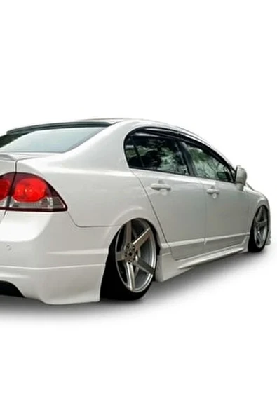 Honda Civic Fd6 Mugen RR Yan Marşpiyel (Plastik)(Boyasız) ürün görseli 1