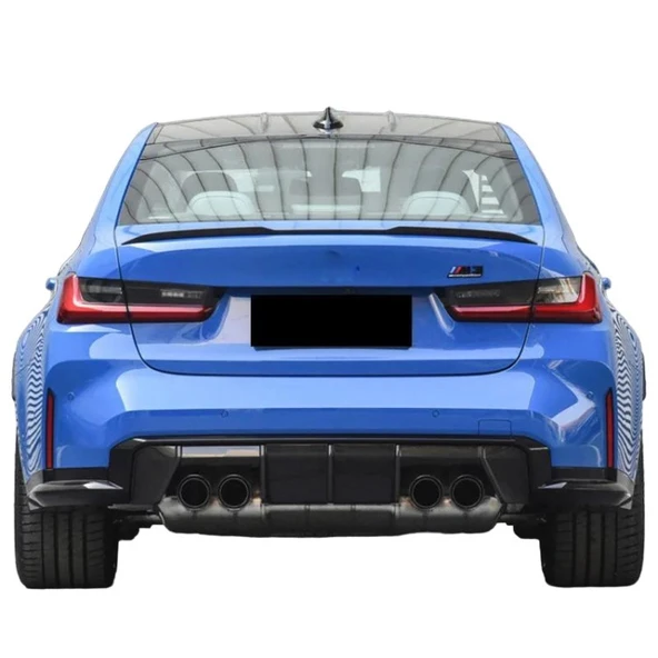 BMW G20 2019-2024 3 Serisi M3 Style Spoiler (Plastik) (Boyasız) ürün görseli 1