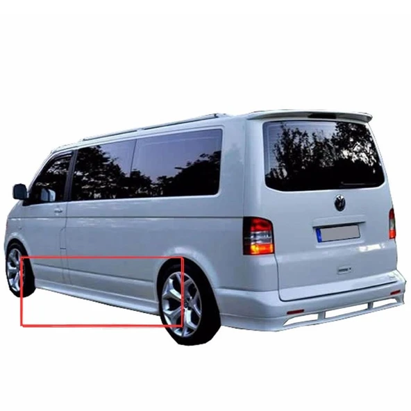 Volkswagen Transporter Uzun Şase Marşpiyel (Plastik)(Boyasız) ürün görseli 1