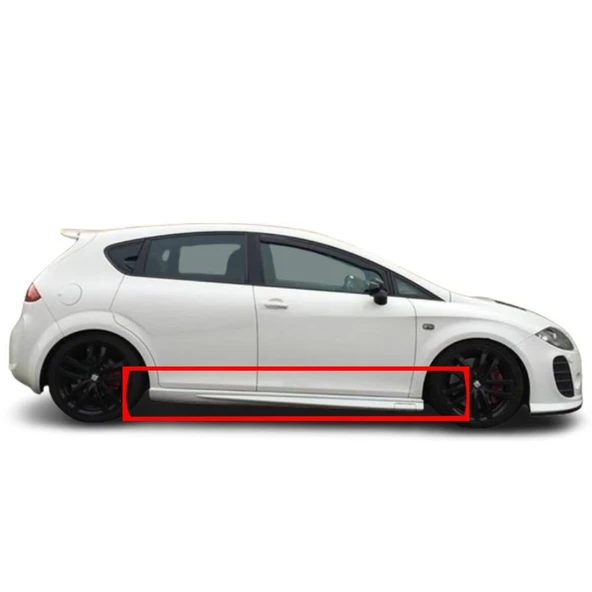 Seat Leon Mk2 Yan Marşpiyel (Plastik)(Boyasız) ürün görseli 1