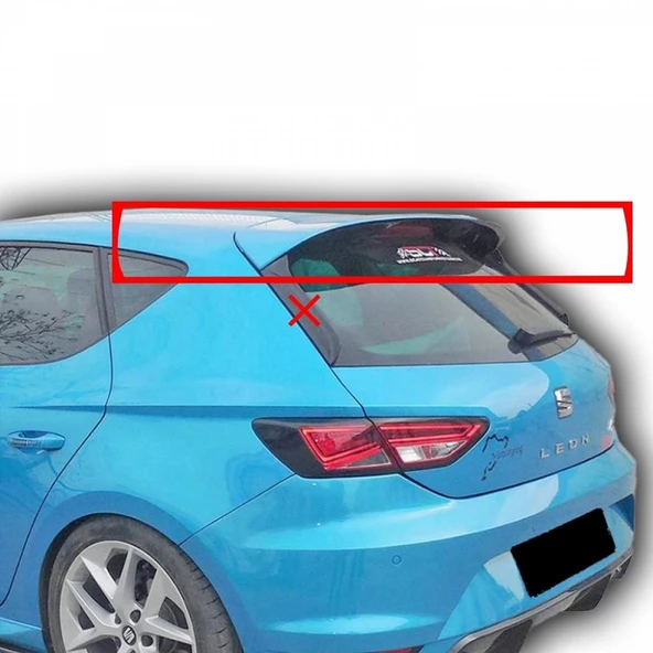 Seat Leon Mk3 Spoiler (Plastik)(Boyasız) ürün görseli 1