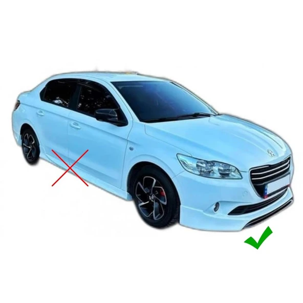Peugeot 301 Makyajsız Ön Ek (Plastik)(Boyasız) ürün görseli 1