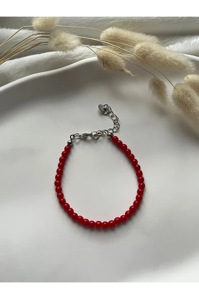 Minimal Mercan Taşı Bileklik ürün görseli 1