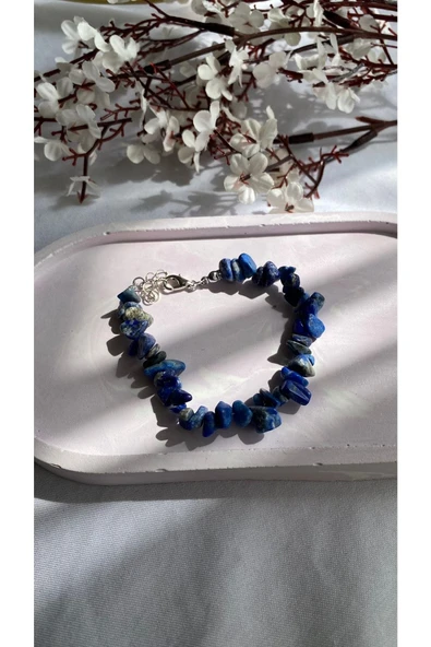 Kırıktaş Lapis Lazuli Doğal Taş Bileklik ürün görseli 1