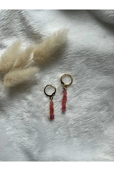 Kedi Gözü Altın Kaplama Küpe ürün görseli 1