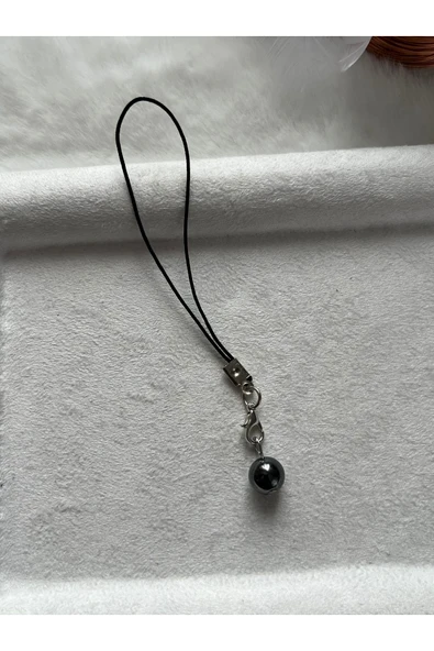 8 mm hematit taşı charm ürün görseli 1